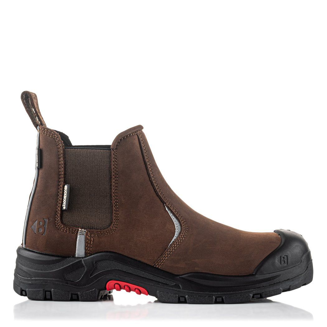 Buckbootz NKZ101 Brown safety boots – additional view