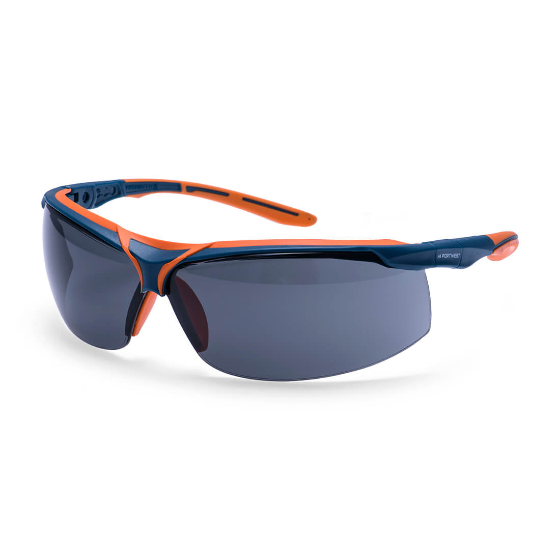 Portwest Mega KN Safety Glasses - Smoke - PS13SKR