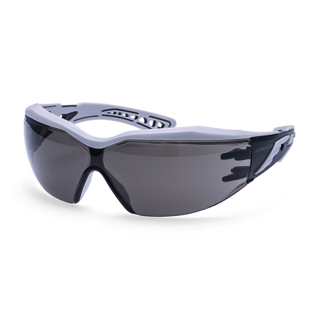 Portwest Dynamic Plus KN Safety Glasses - Smoke - PS20SKR