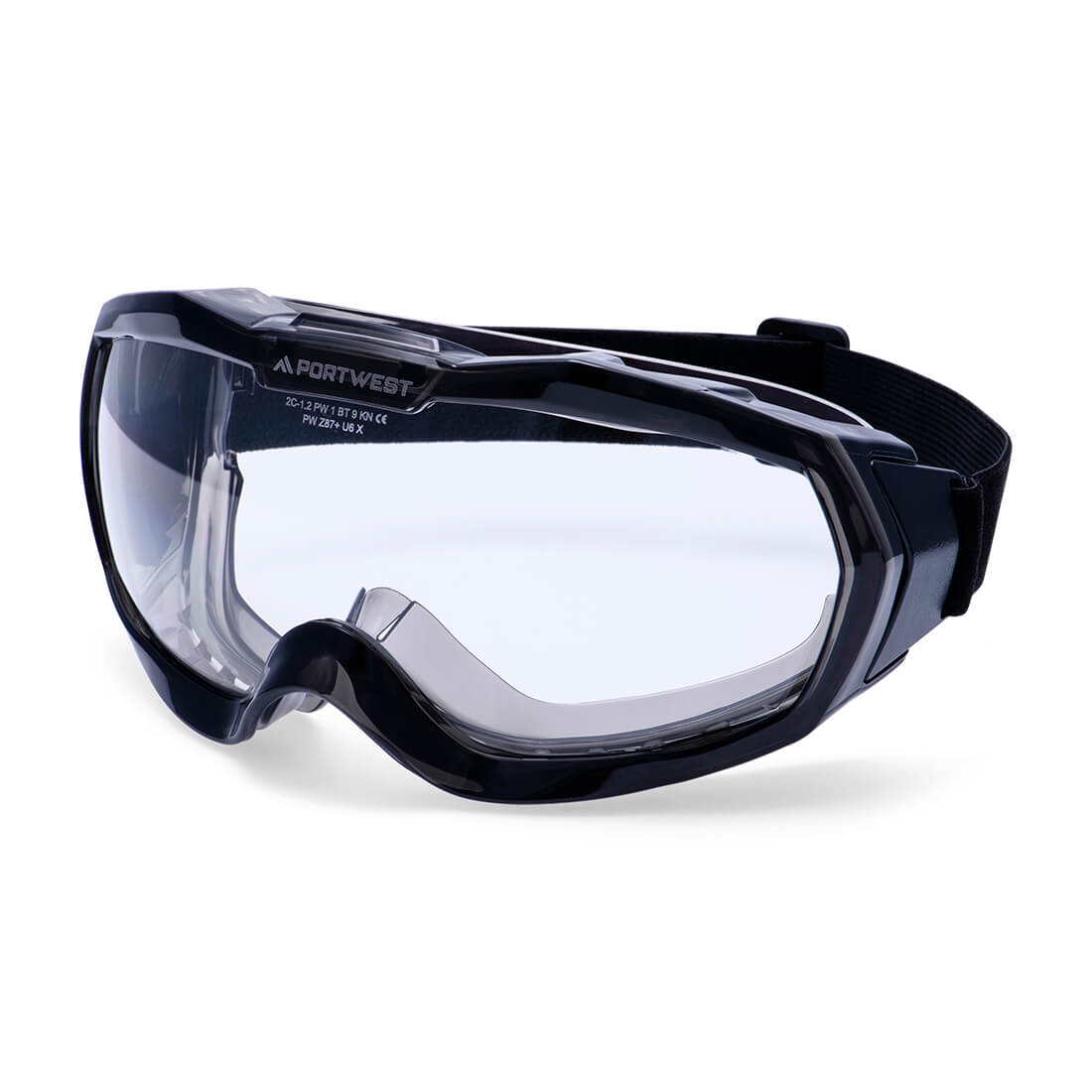 Portwest Ultra Safe Light Vented Goggles - Clear - PS66CLR