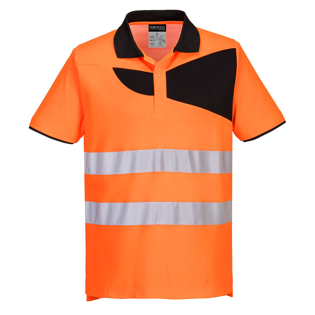 Portwest PW2 Hi-Vis Cotton Comfort Polo Shirt S/S - PW212