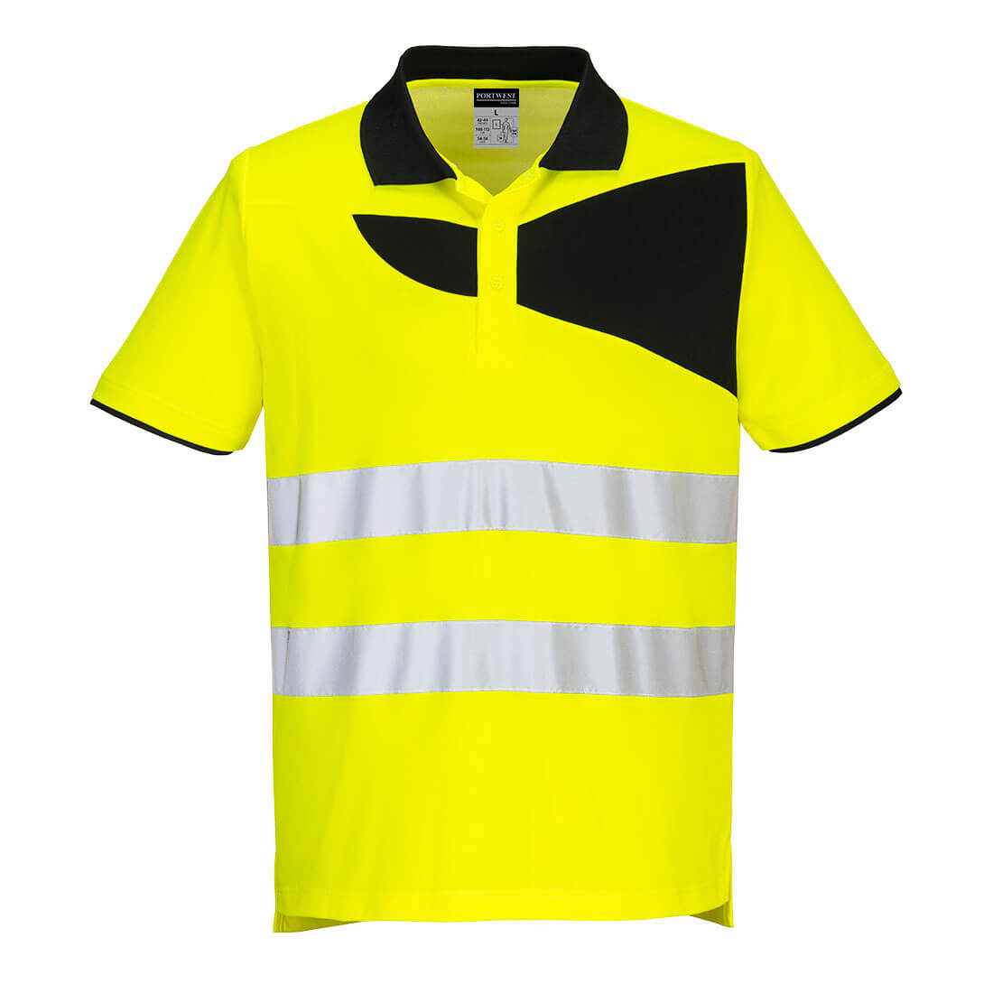Portwest PW2 Hi-Vis Cotton Comfort Polo Shirt S/S - PW212