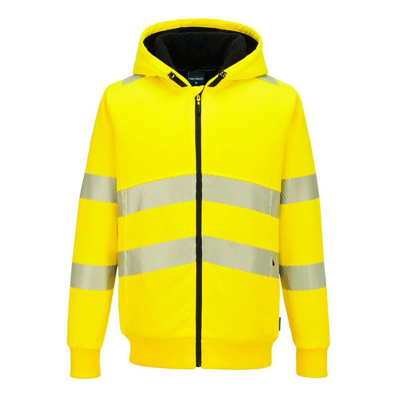 Portwest PW321 Hi-Vis Zipped Winter Hoodie - PW321