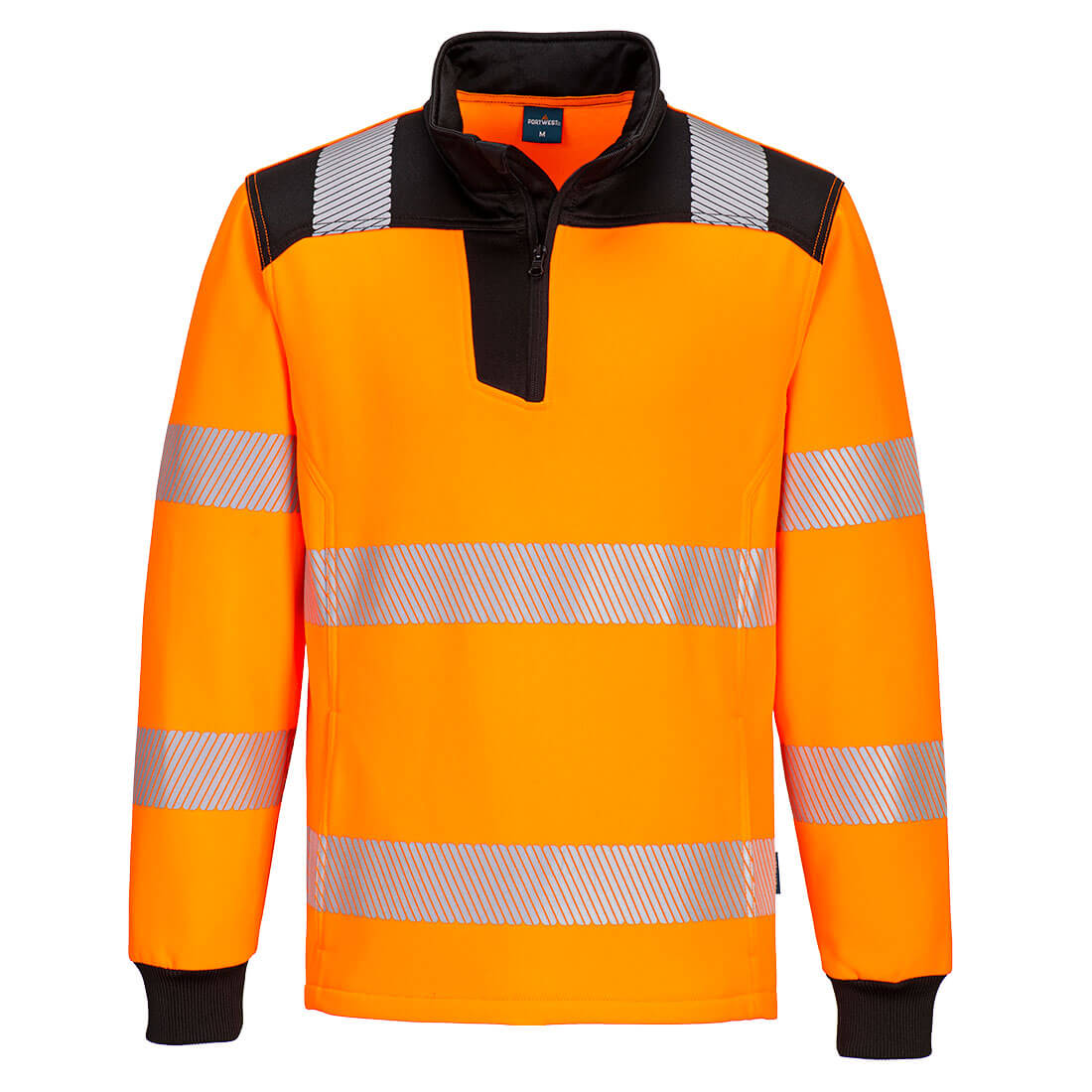 Portwest PW3 Hi-Vis 1/4 Zip Sweatshirt - PW326