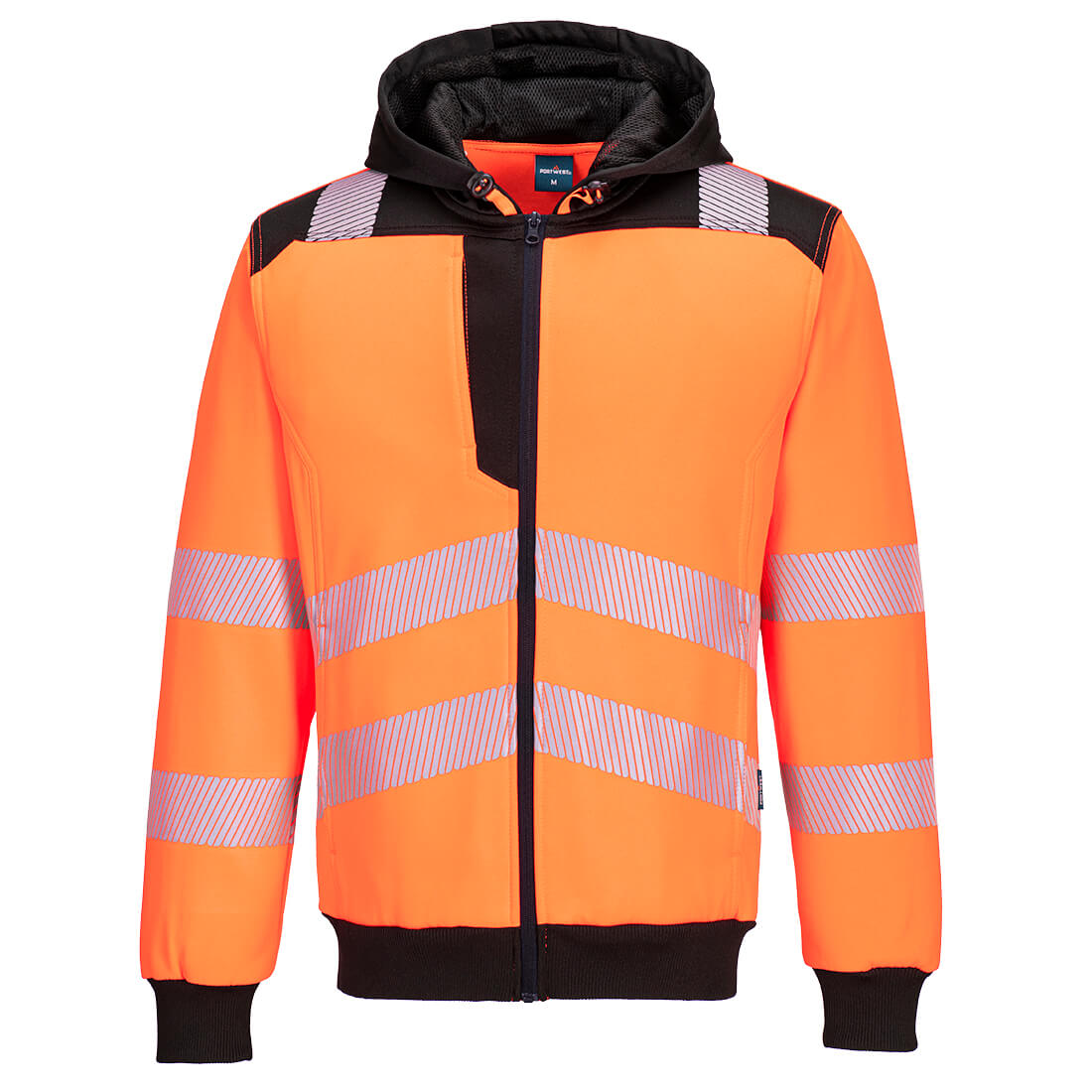 Portwest PW3 Hi-Vis Zip Hoodie - PW327