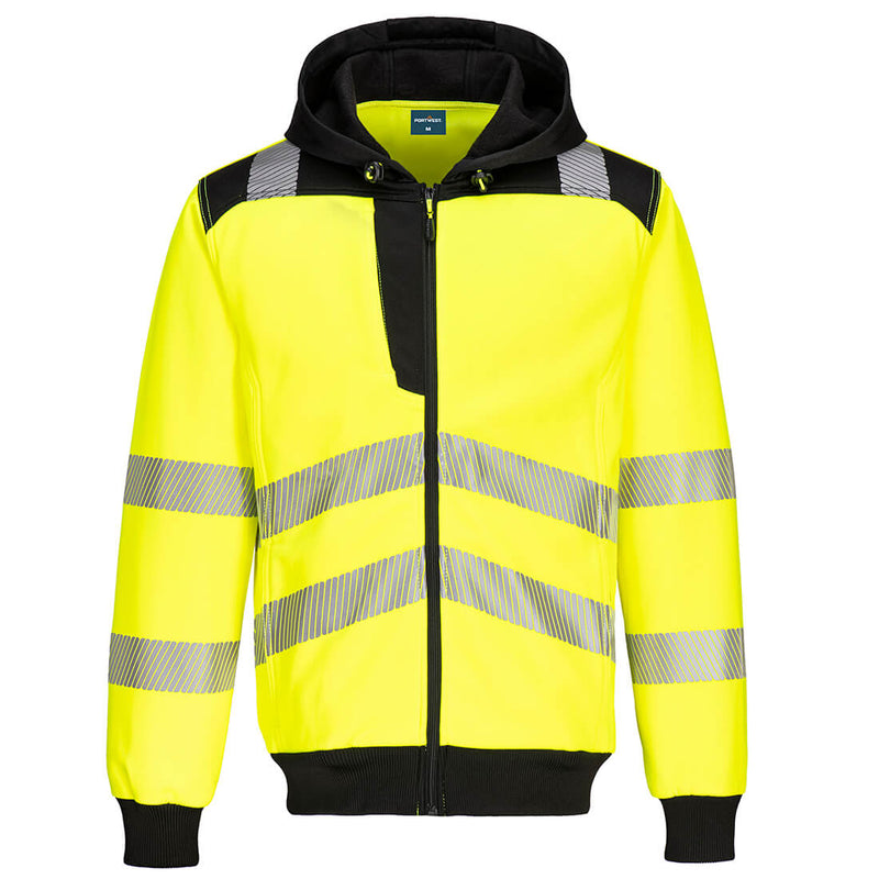 Portwest PW3 Hi-Vis Zip Hoodie - PW327
