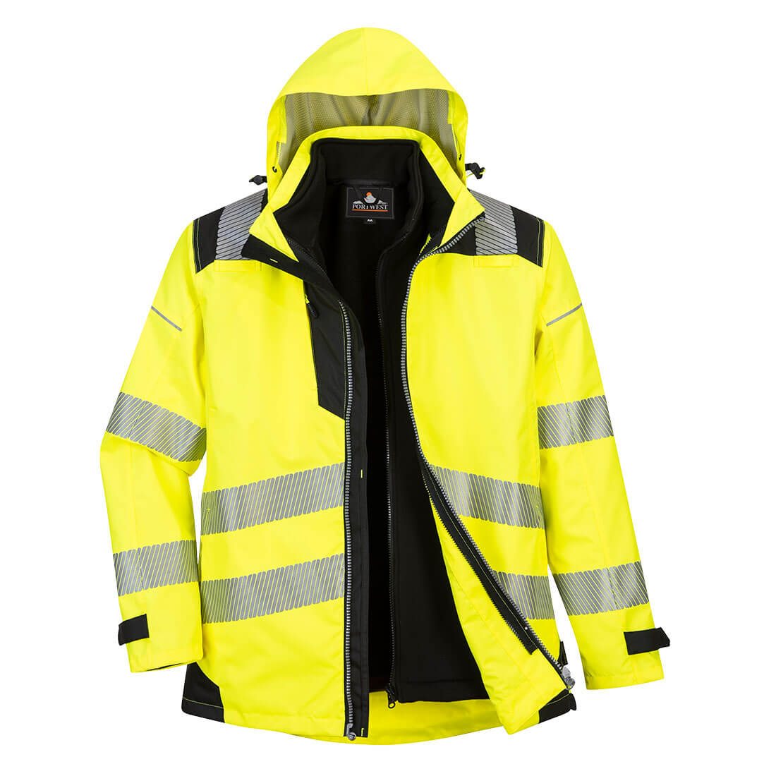 Portwest PW3 Hi-Vis 3-in-1 Jacket - PW365
