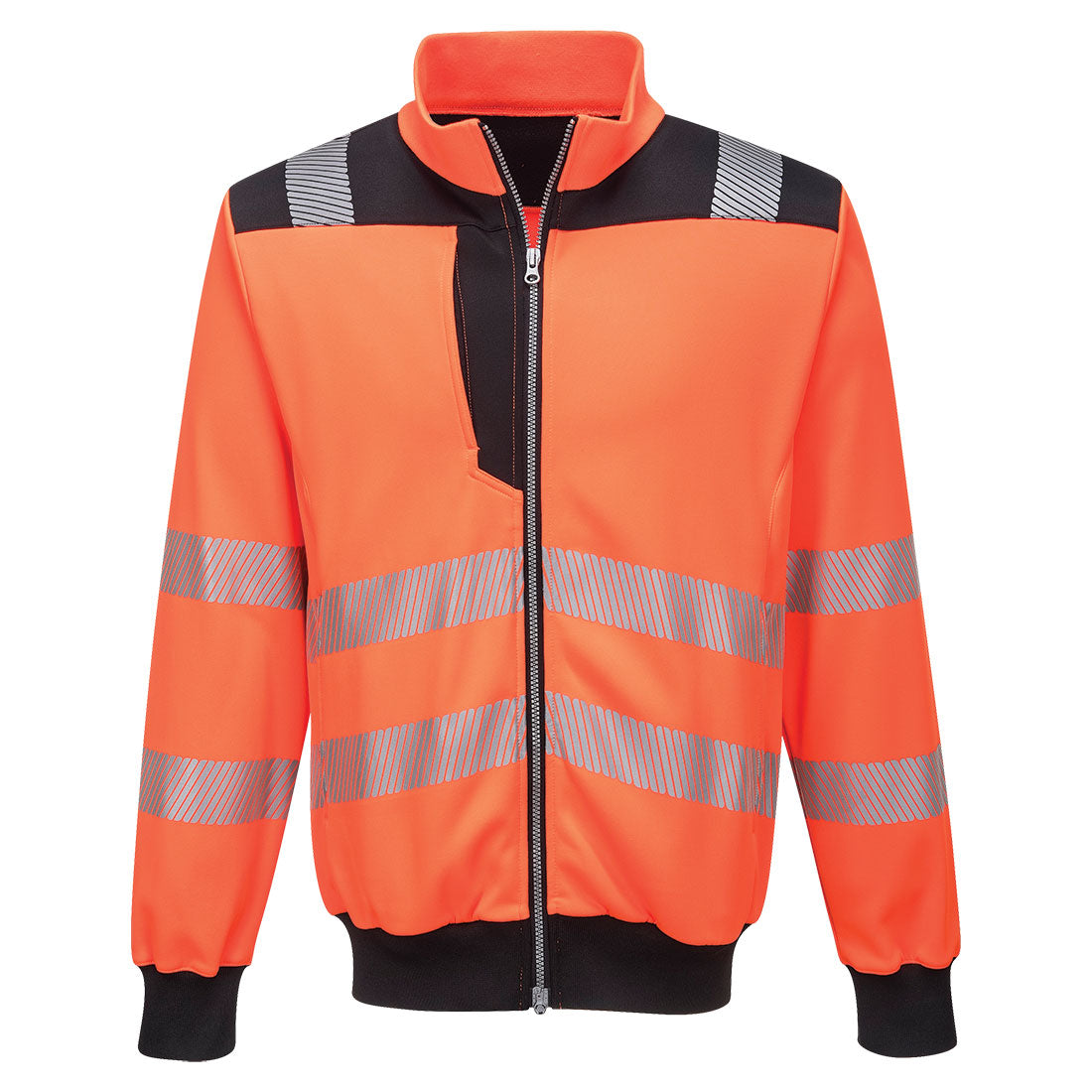 Portwest PW3 Hi-Vis Zip Sweatshirt - PW370
