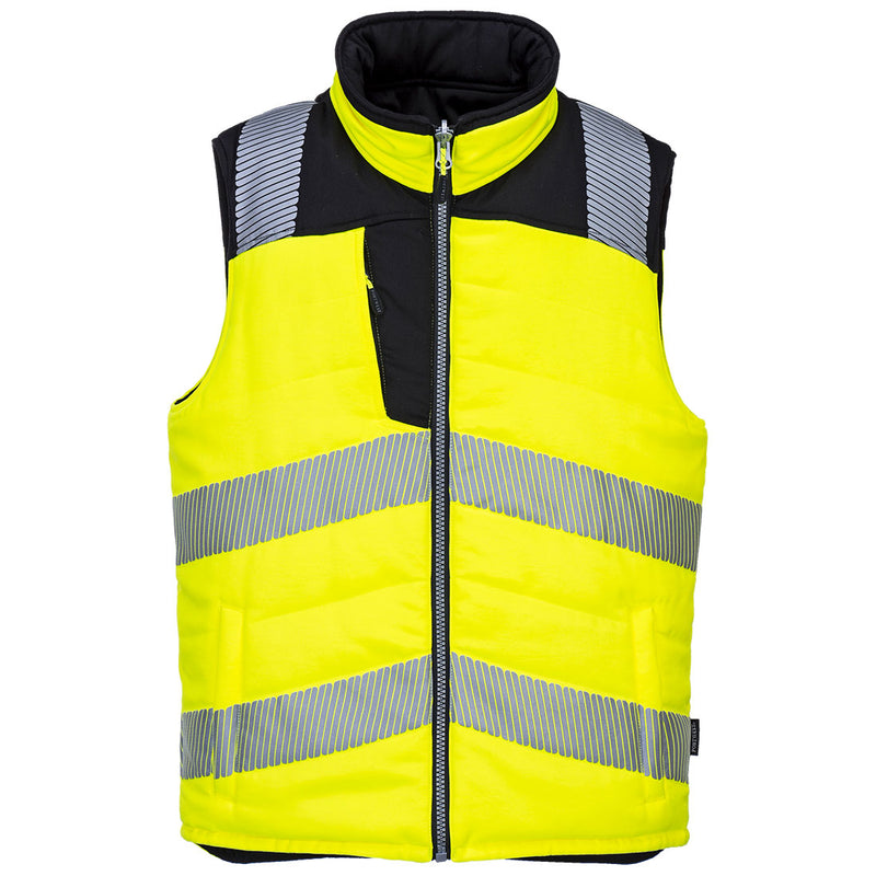 Portwest PW3 Hi-Vis Reversible Bodywarmer - PW374