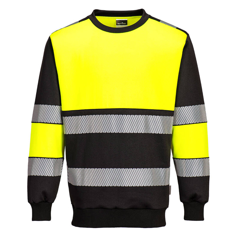 Portwest PW3 Hi-Vis Class 1 Sweatshirt - PW376