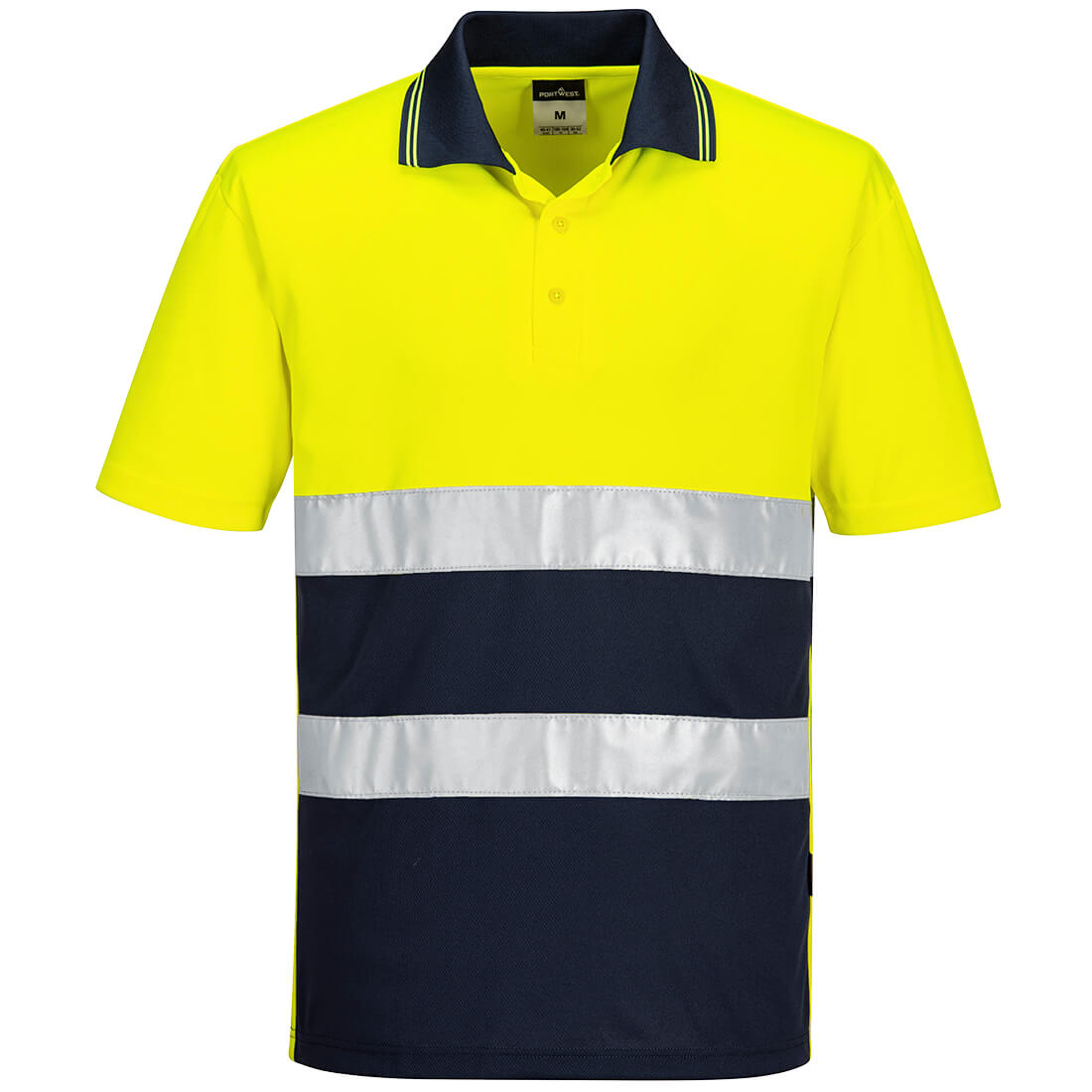 Portwest Hi-Vis Lightweight Contrast Polo Shirt S/S - S175