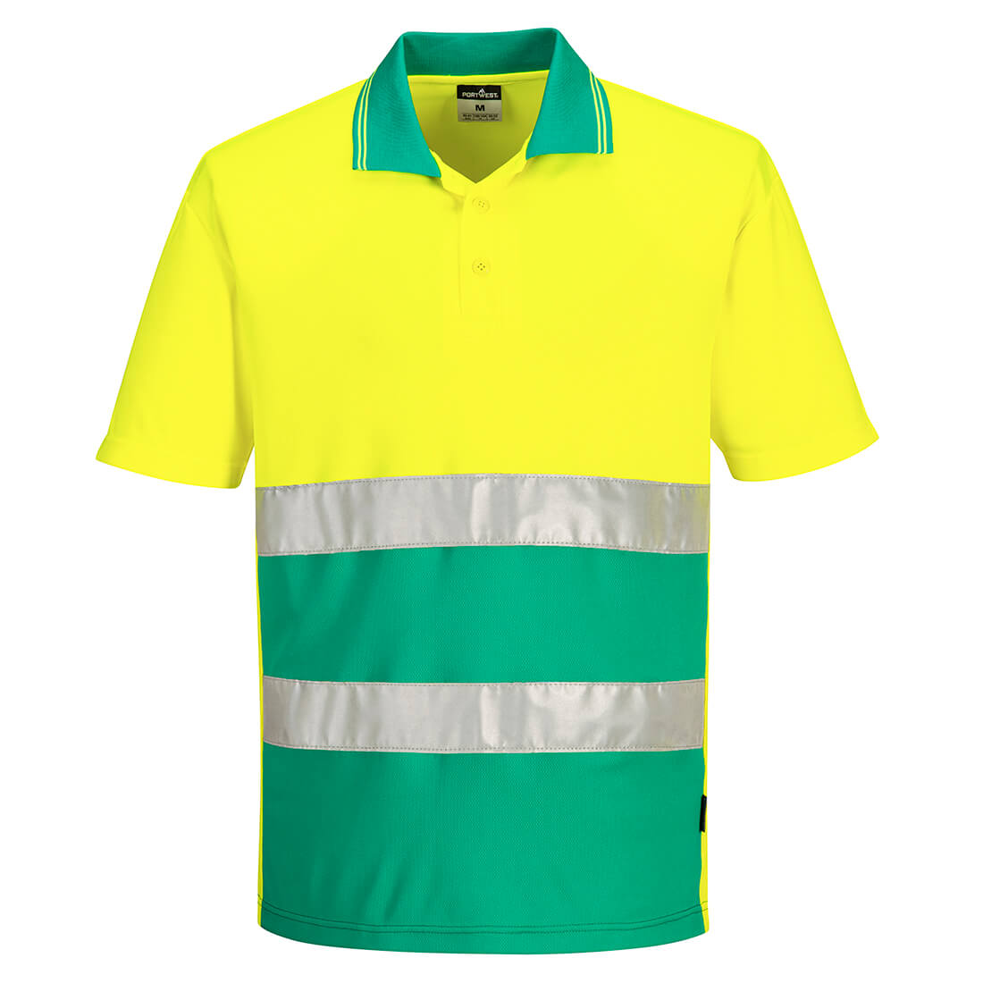 Portwest Hi-Vis Lightweight Contrast Polo Shirt S/S - S175