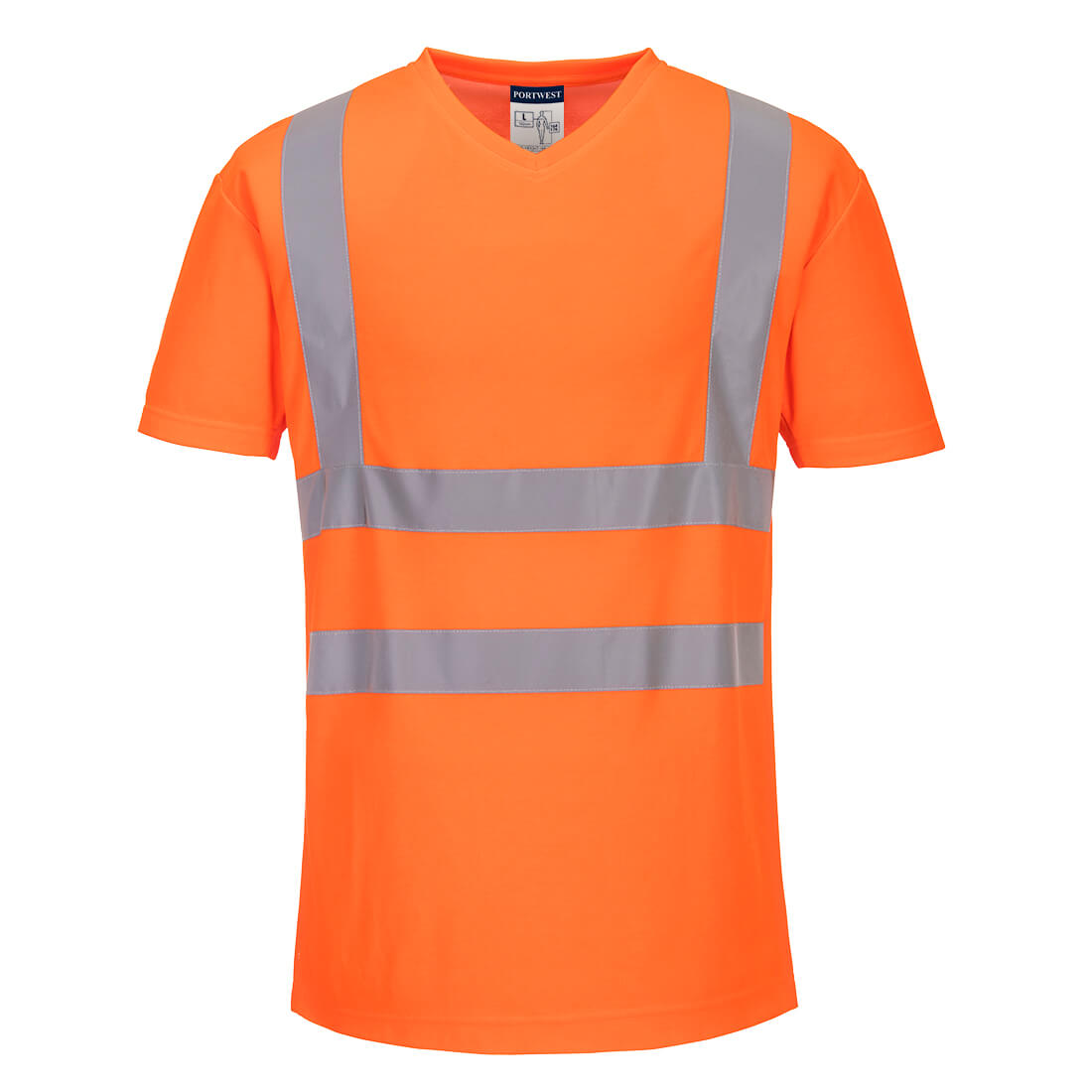 Portwest Hi-Vis Cotton Comfort Mesh Insert T-Shirt S/S - S179