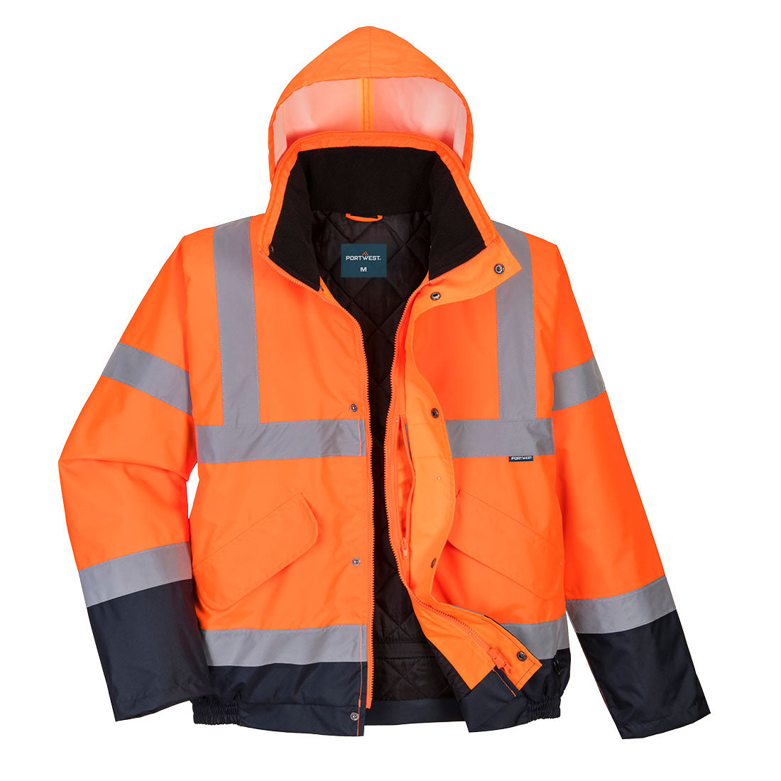 Portwest Hi-Vis Contrast Winter Bomber Jacket - S266