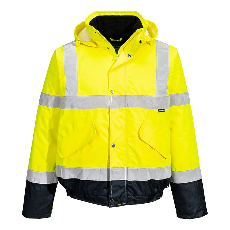 Portwest Hi-Vis Contrast Winter Bomber Jacket - S266