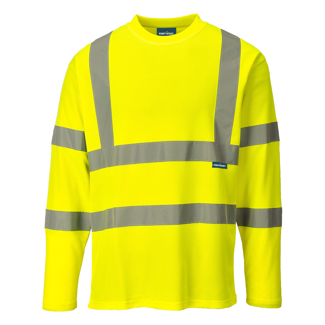 Portwest Hi-Vis Cotton Comfort T-Shirt L/S - S278