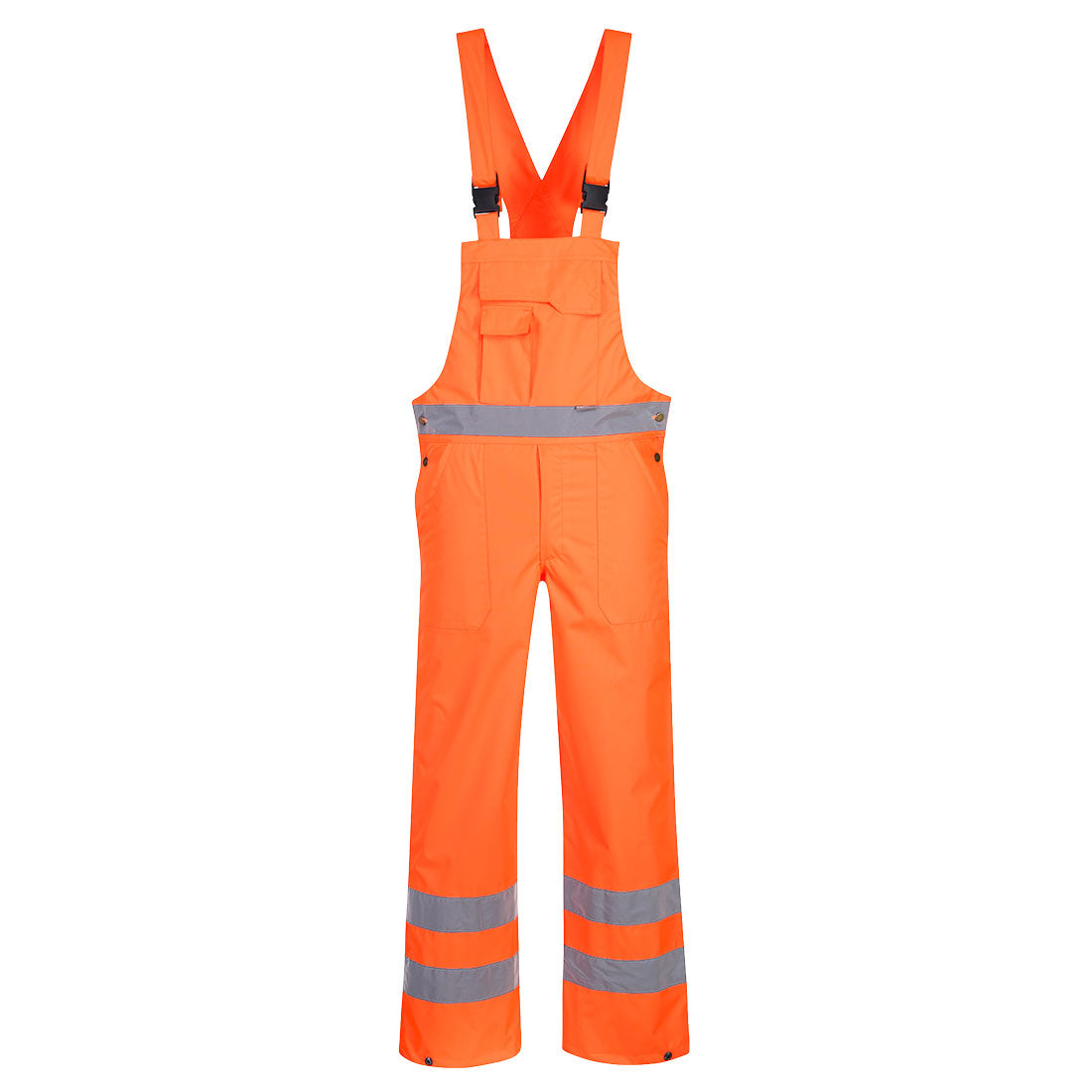 Portwest Hi-Vis Breathable Rain Bib and Brace - Orange - S388ORR