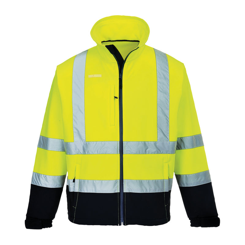 Portwest Hi-Vis Contrast Softshell (3L) - S425