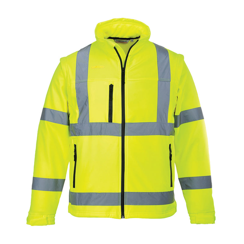 Portwest Hi-Vis 2-in-1 Softshell (3L) - S428