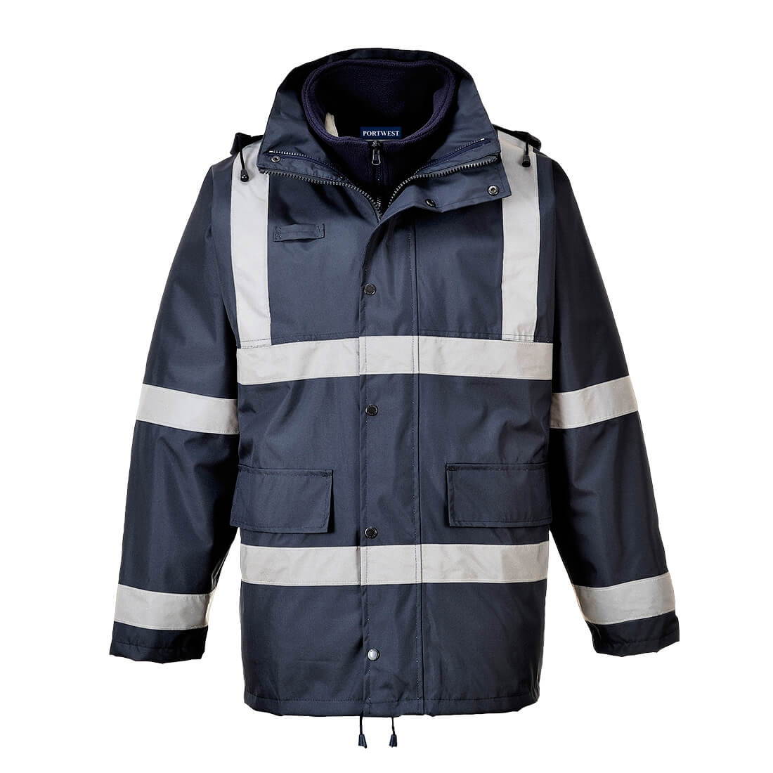 Portwest Iona 3-in-1 Traffic Jacket - Navy - S431NAR - Extra Small