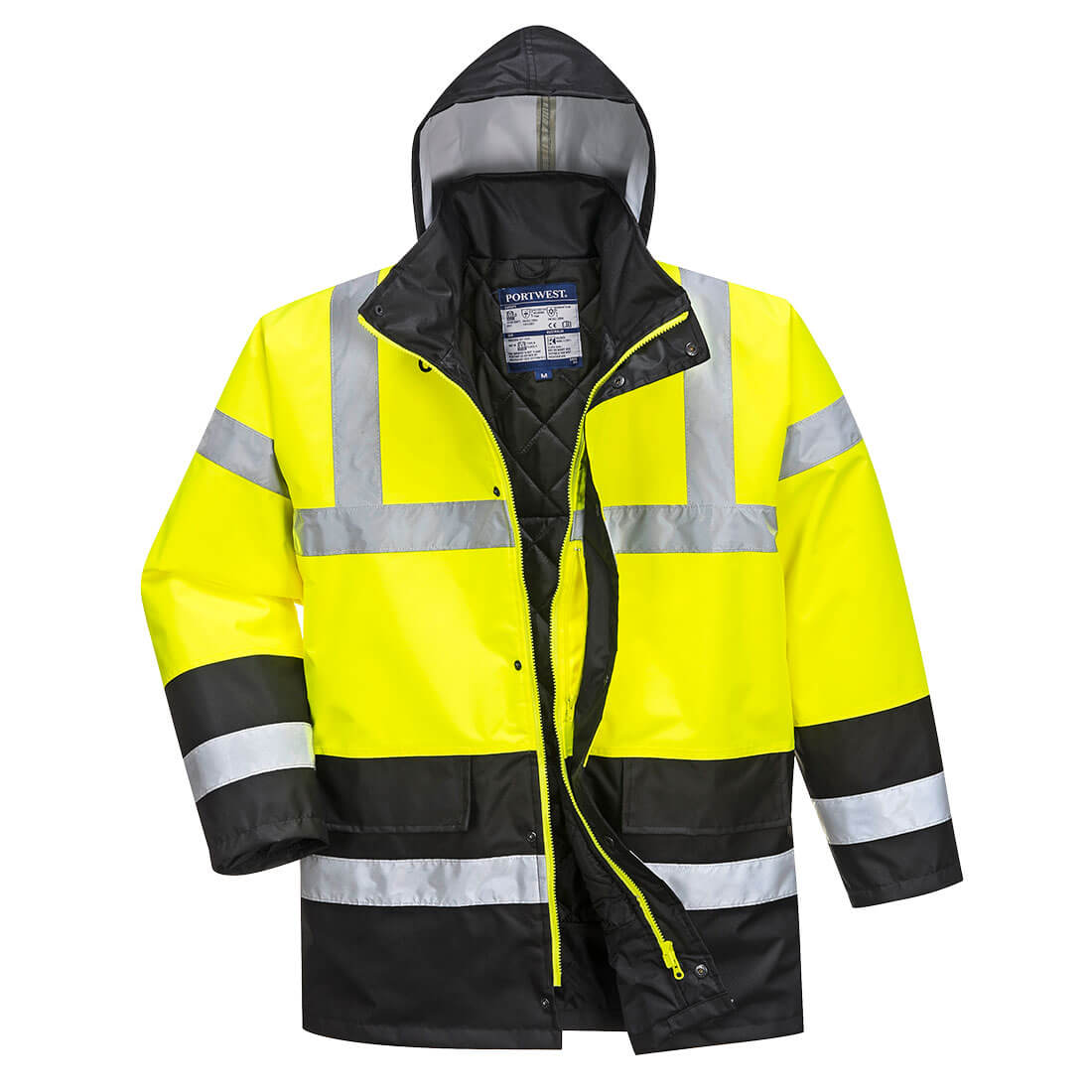 Portwest Hi-Vis Contrast Winter Traffic Jacket - S466