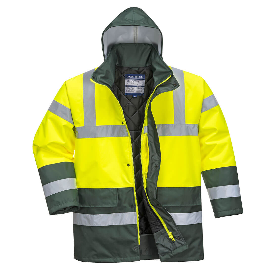 Portwest Hi-Vis Contrast Winter Traffic Jacket - S466