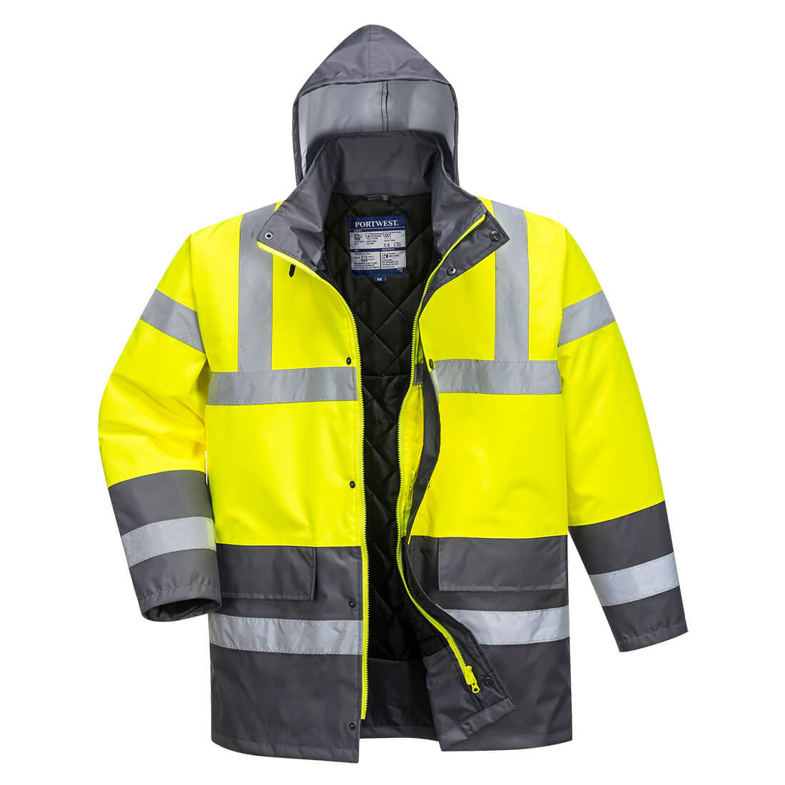 Portwest Hi-Vis Contrast Winter Traffic Jacket - S466