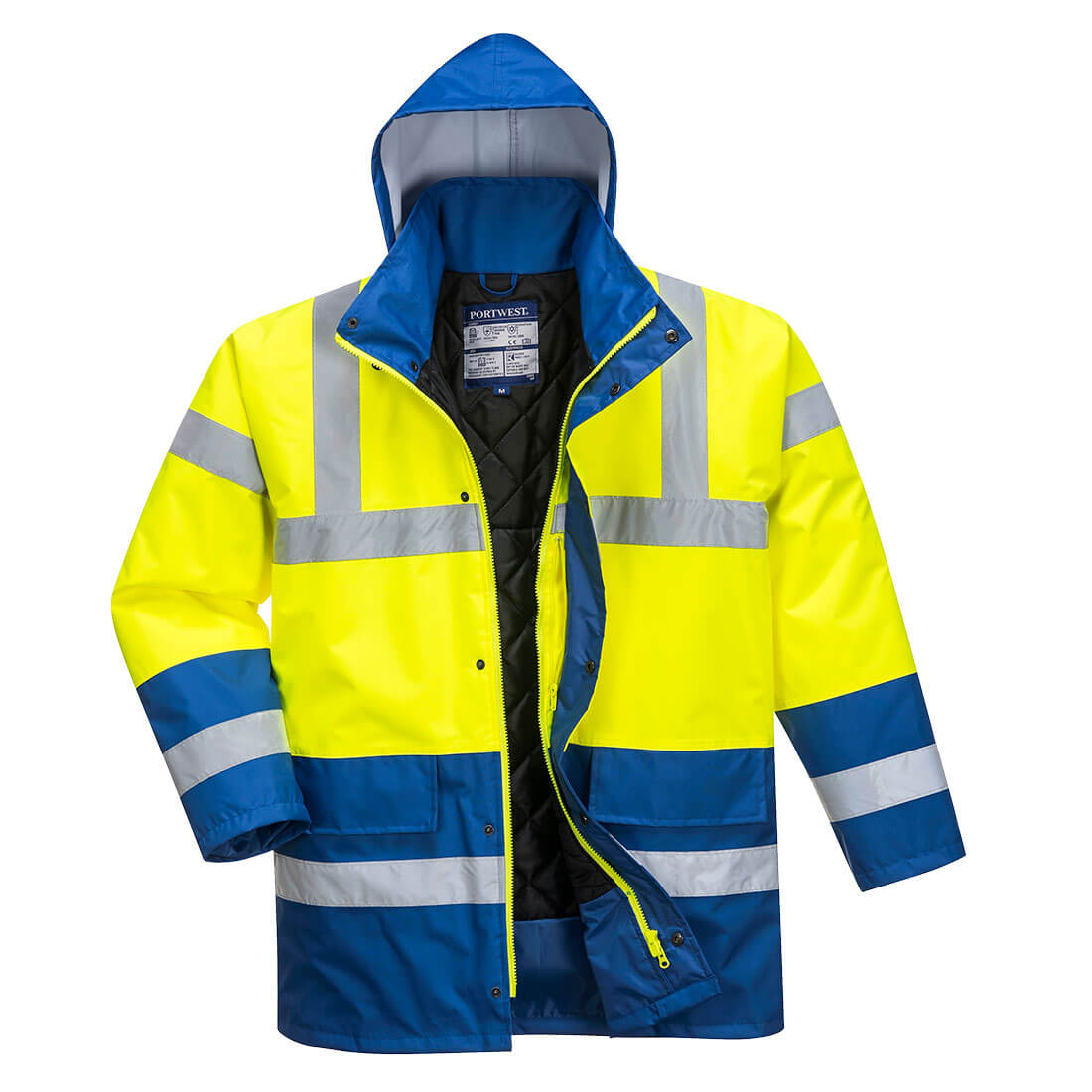 Portwest Hi-Vis Contrast Winter Traffic Jacket - S466