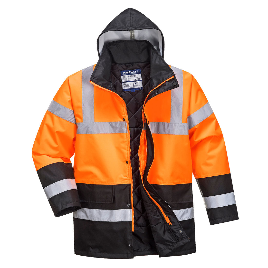 Portwest Hi-Vis Contrast Winter Traffic Jacket - S467