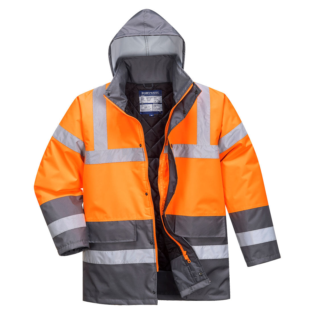 Portwest Hi-Vis Contrast Winter Traffic Jacket - S467