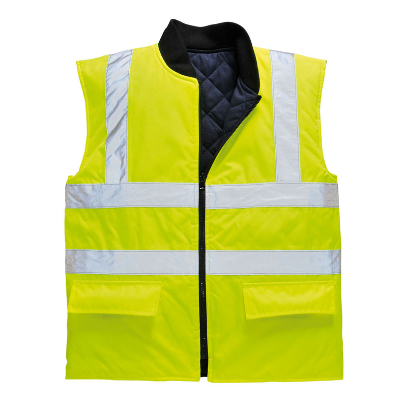 Portwest Hi-Vis Reversible Bodywarmer - S469