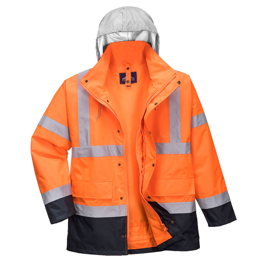 Portwest Hi-Vis 4-in-1 Contrast Traffic Jacket - S471