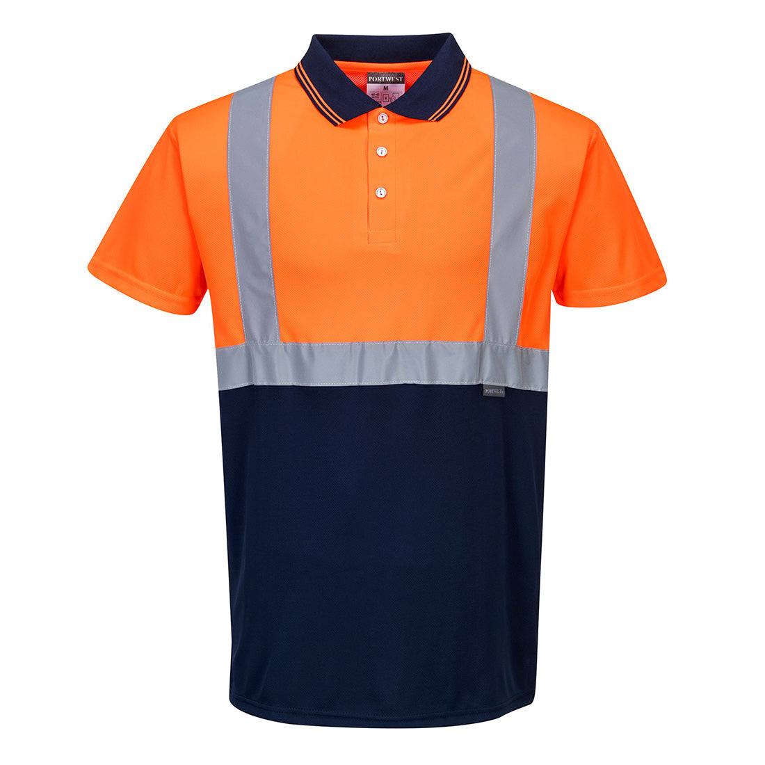 Portwest Hi-Vis Contrast Polo Shirt S/S - S479