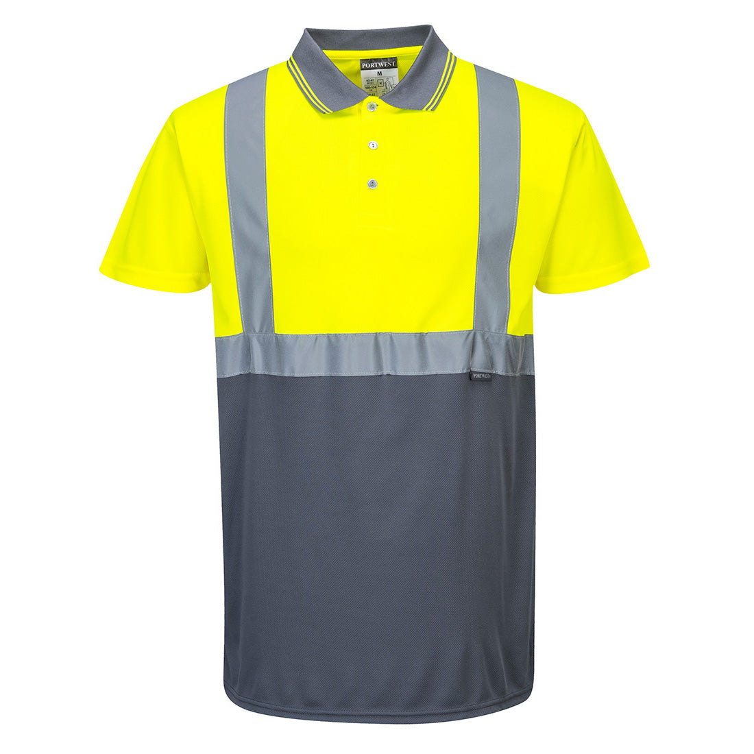 Portwest Hi-Vis Contrast Polo Shirt S/S - S479