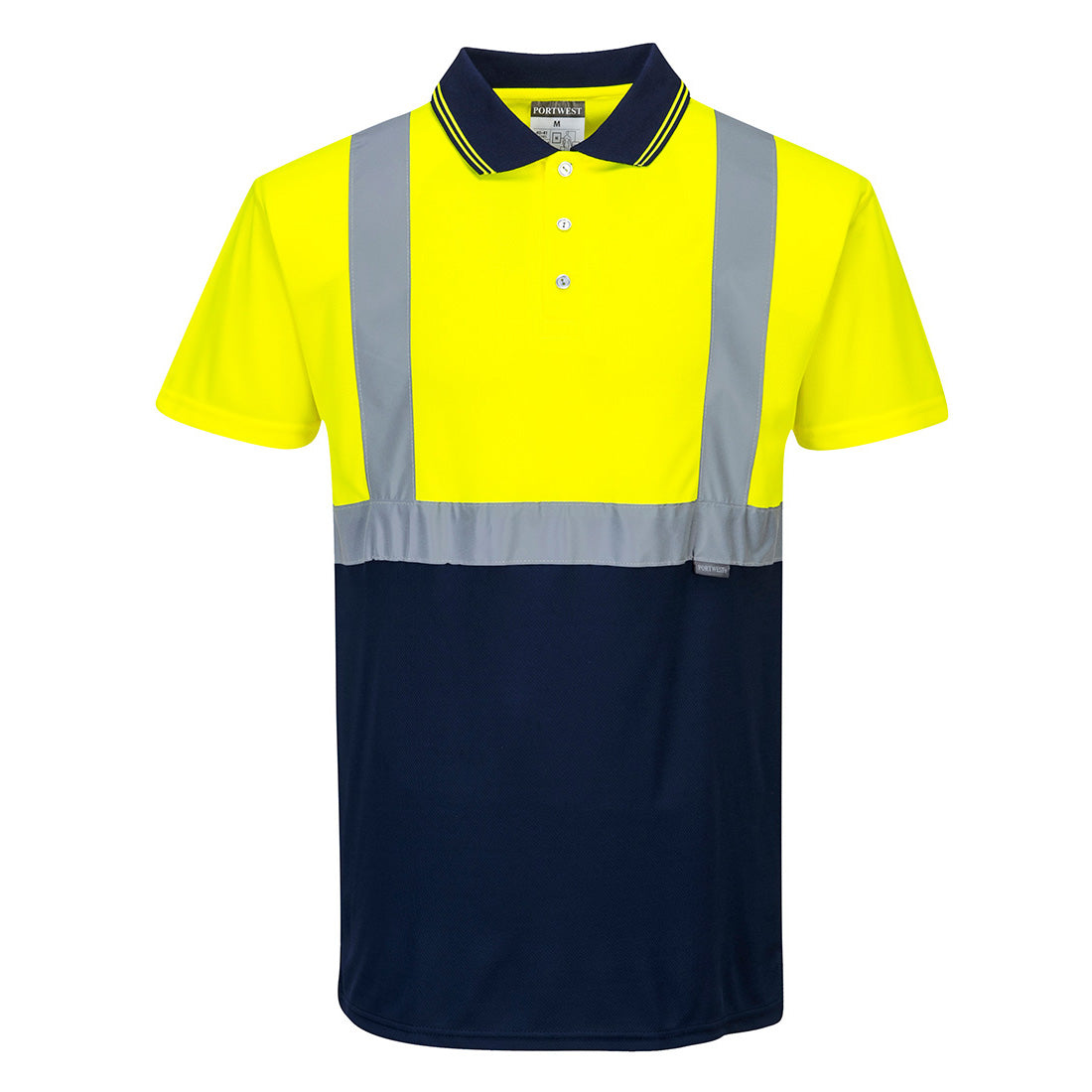Portwest Hi-Vis Contrast Polo Shirt S/S - S479