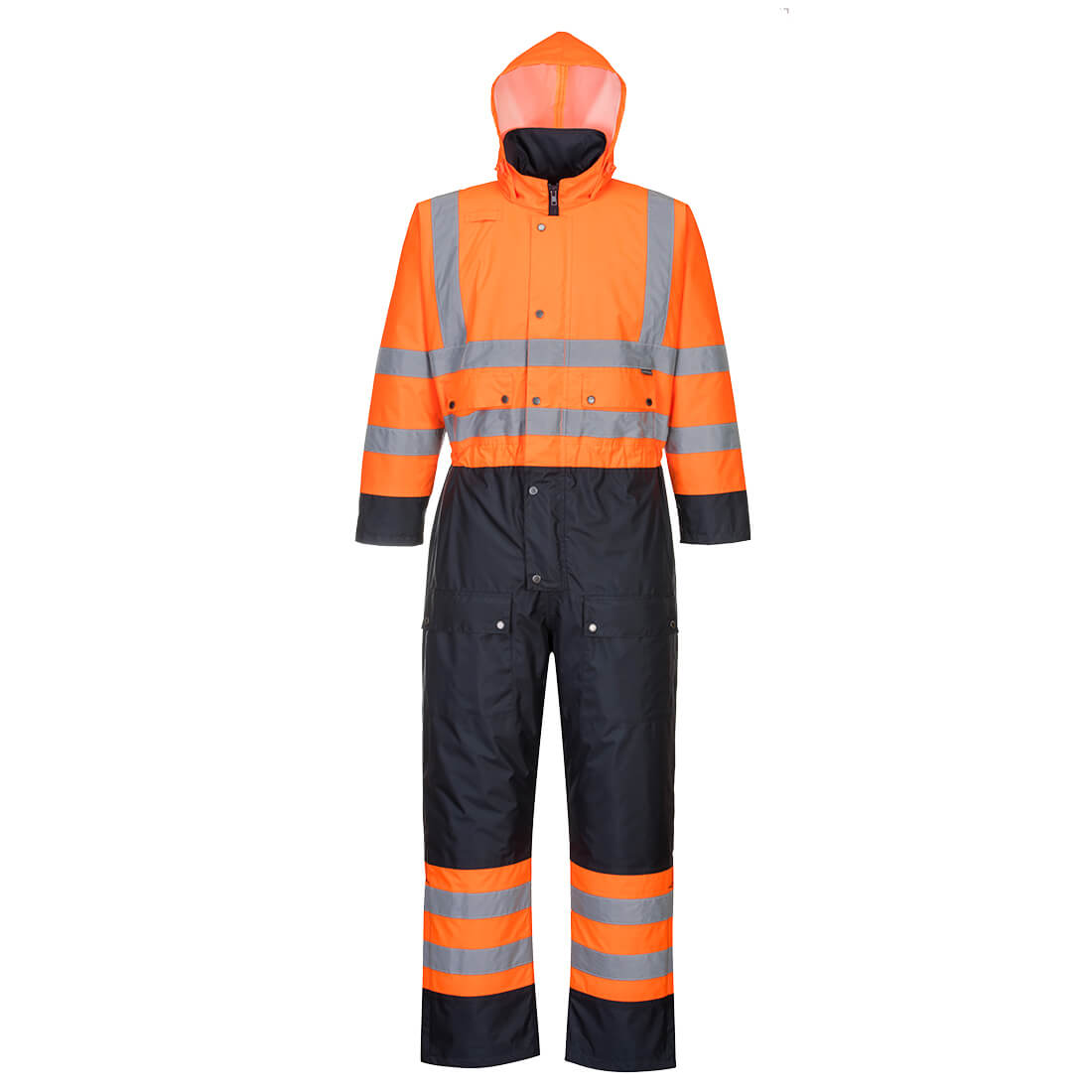 Portwest Hi-Vis Contrast Winter Coverall - S485