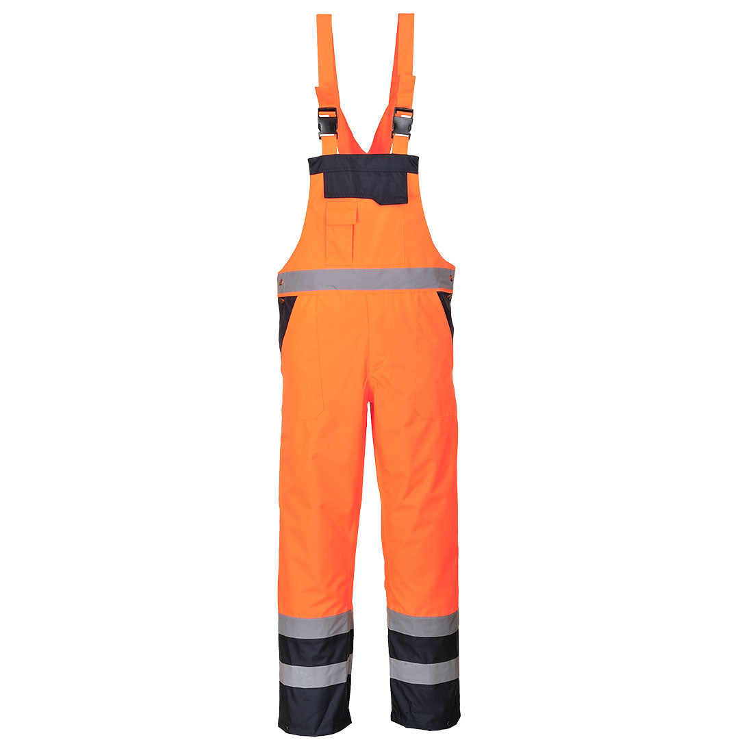 Portwest Hi-Vis Contrast Winter Bib and Brace - S489