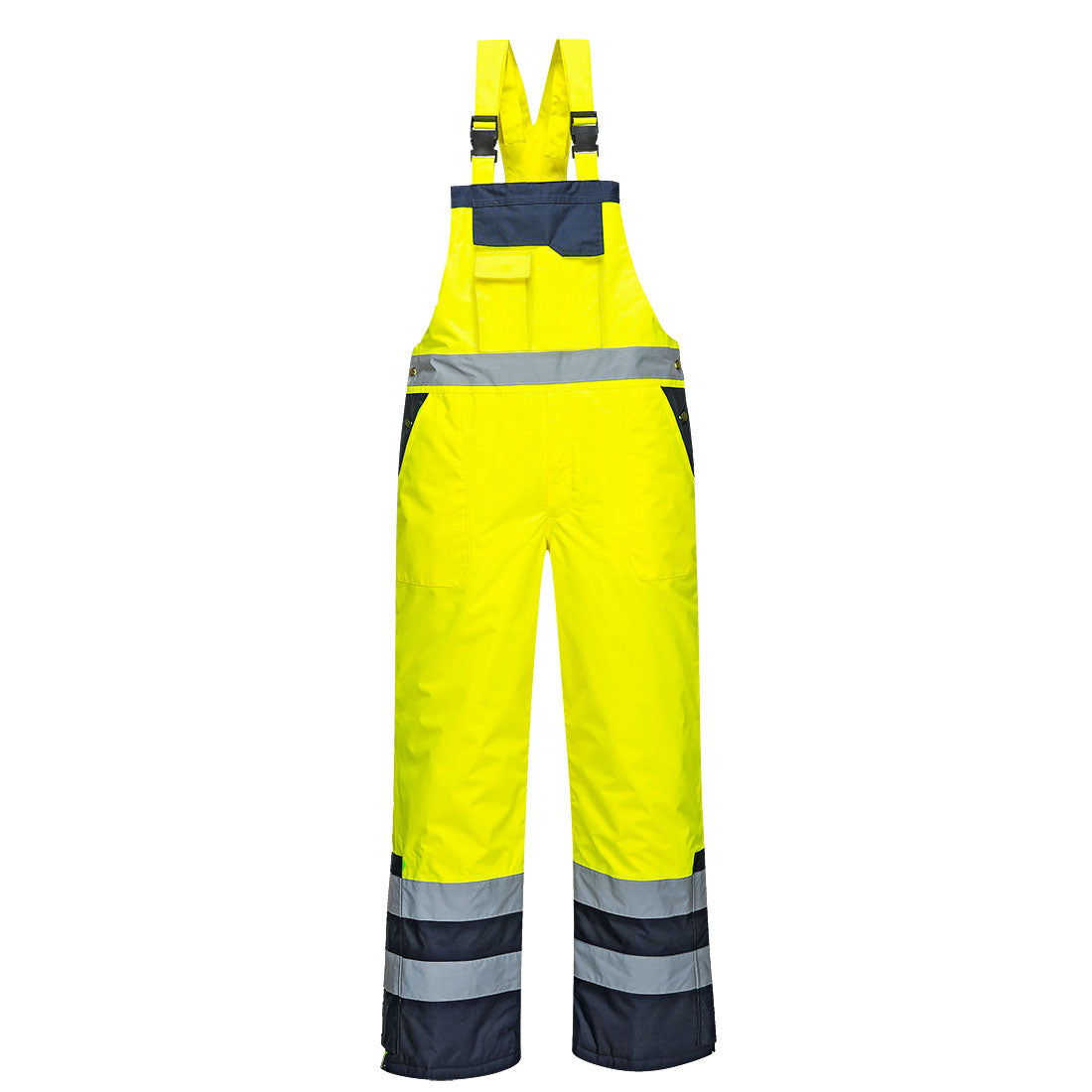 Portwest Hi-Vis Contrast Winter Bib and Brace - S489