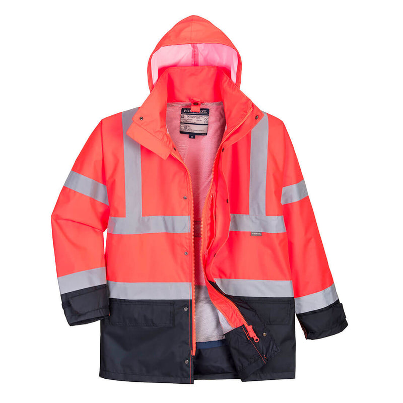 Portwest Hi-Vis 5-in-1 Contrast Executive Jacket - S768