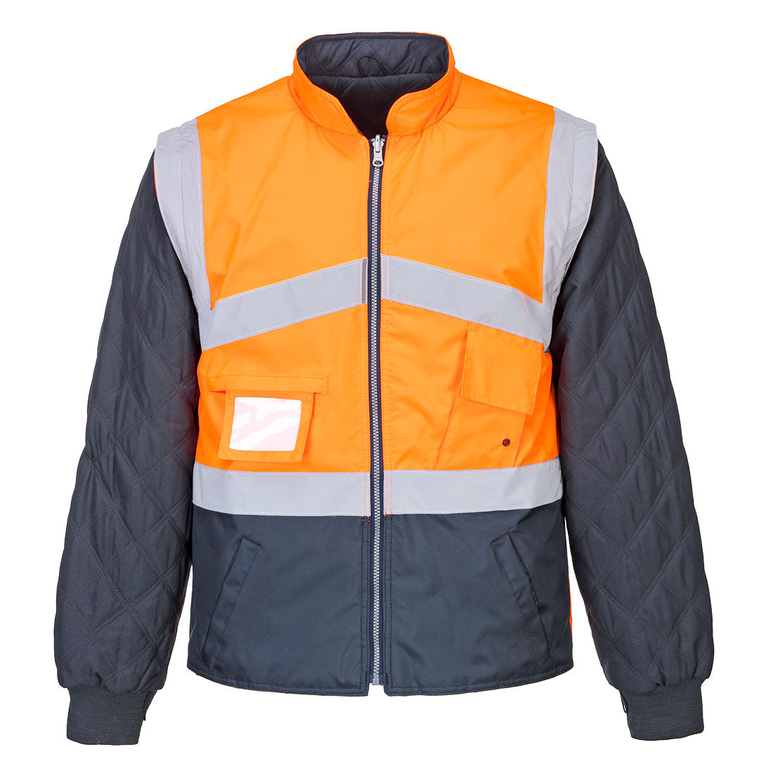 Portwest Hi-Vis Breathable 2-in-1 Contrast Reversible Jacket - S769