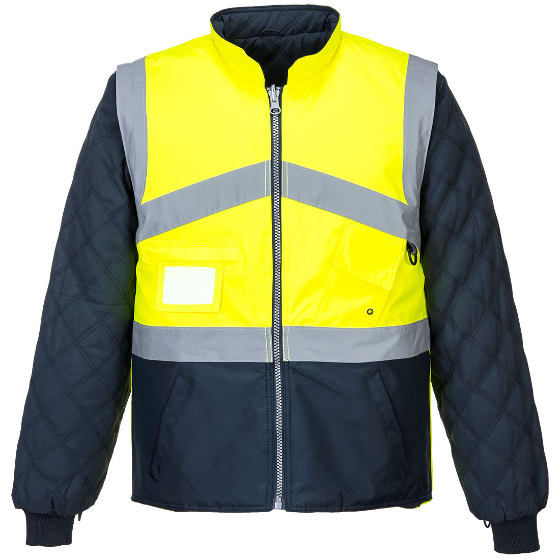 Portwest Hi-Vis Breathable 2-in-1 Contrast Reversible Jacket - S769