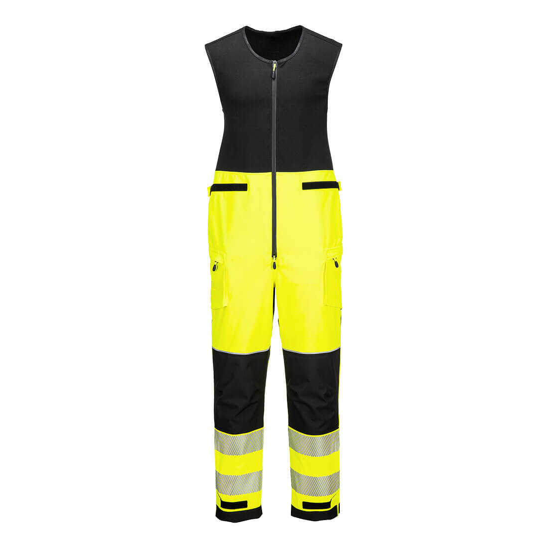 Portwest PW3 Hi-Vis Rain Salopettes (3L) - T150
