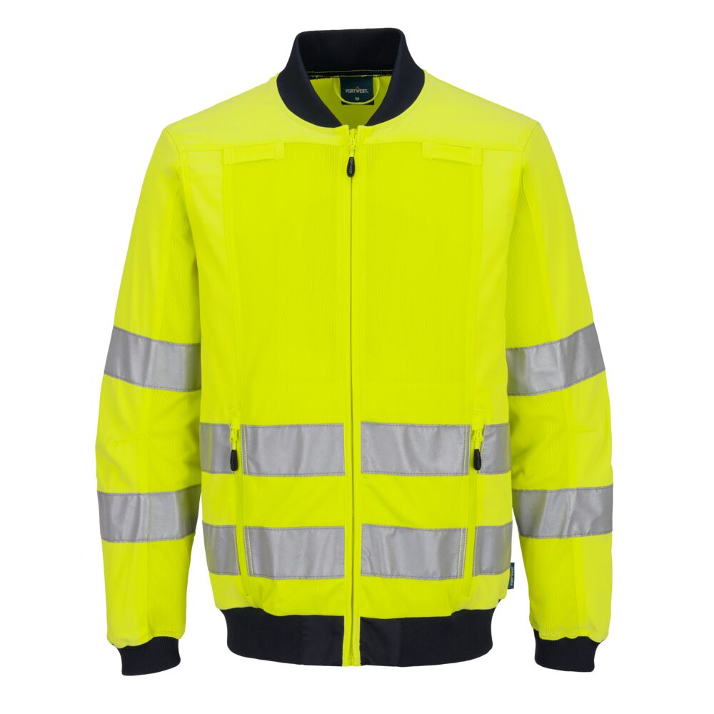 Portwest Hi-Vis Mesh Panel Work Jacket - T164