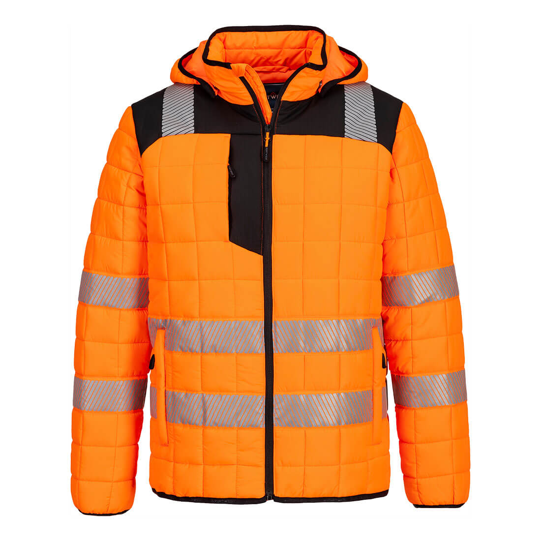 Portwest PW3 Hi-Vis Square Baffle Jacket - T165