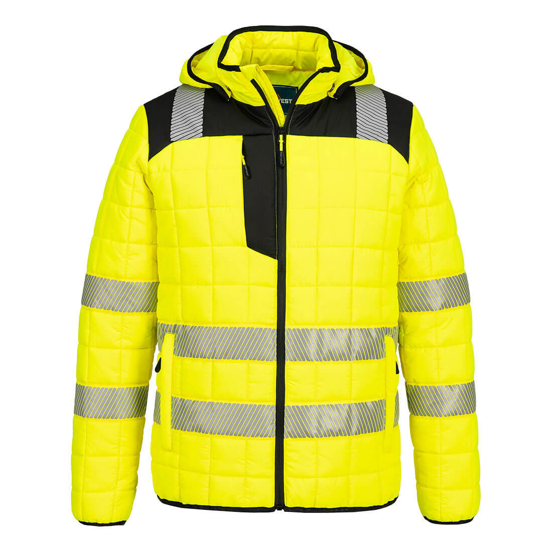 Portwest PW3 Hi-Vis Square Baffle Jacket - T165