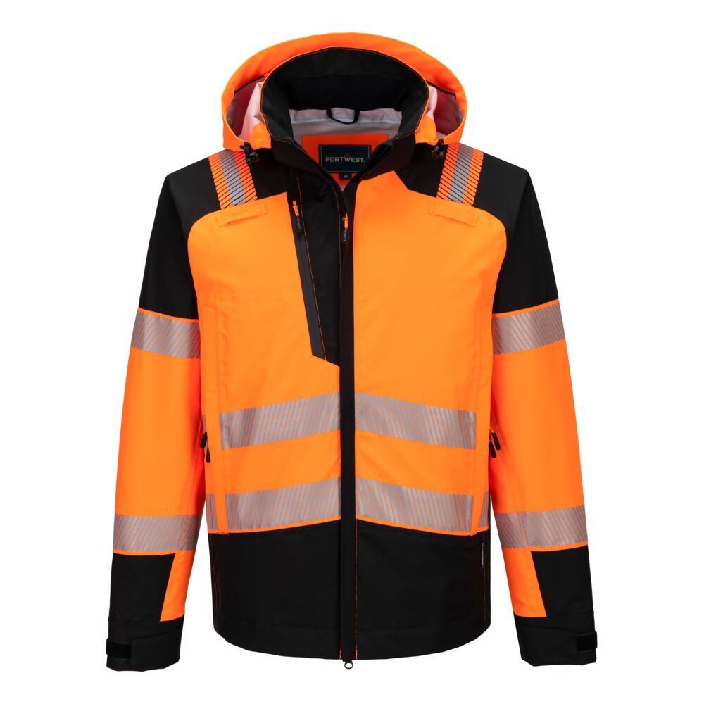 Portwest PW3 Hi-Vis Rain Jacket (3L) - T166