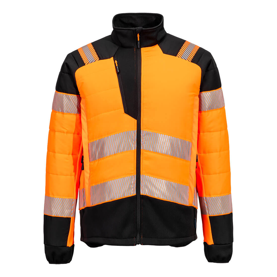 Portwest PW3 Hi-Vis Hybrid Baffle Jacket - T170
