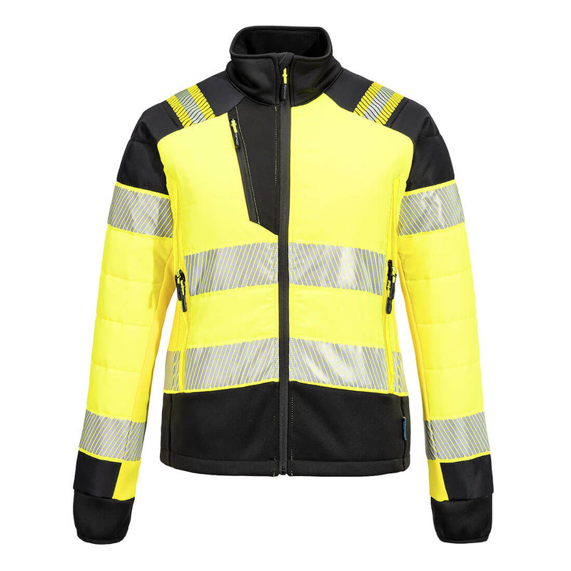 Portwest PW3 Hi-Vis Women's Hybrid Baffle Jacket - T171