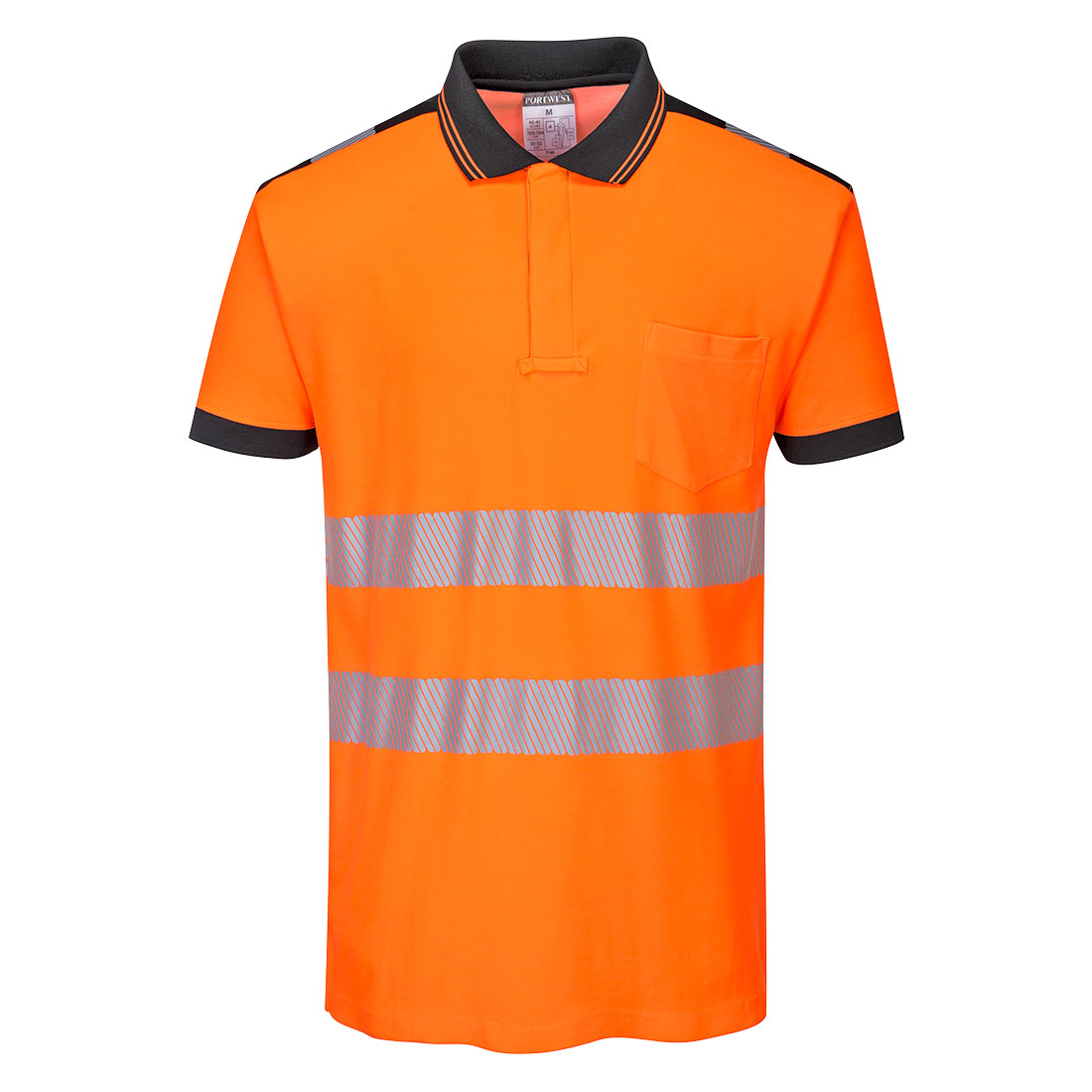 Portwest PW3 Hi-Vis Cotton Comfort Polo Shirt S/S - T180