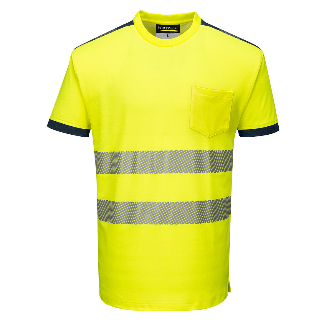Portwest PW3 Hi-Vis Cotton Comfort T-Shirt S/S - T181